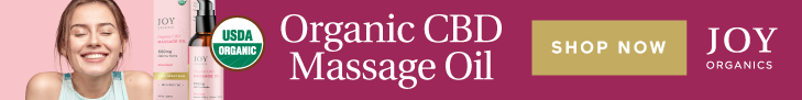 USDA Organic CBD Massage Oil