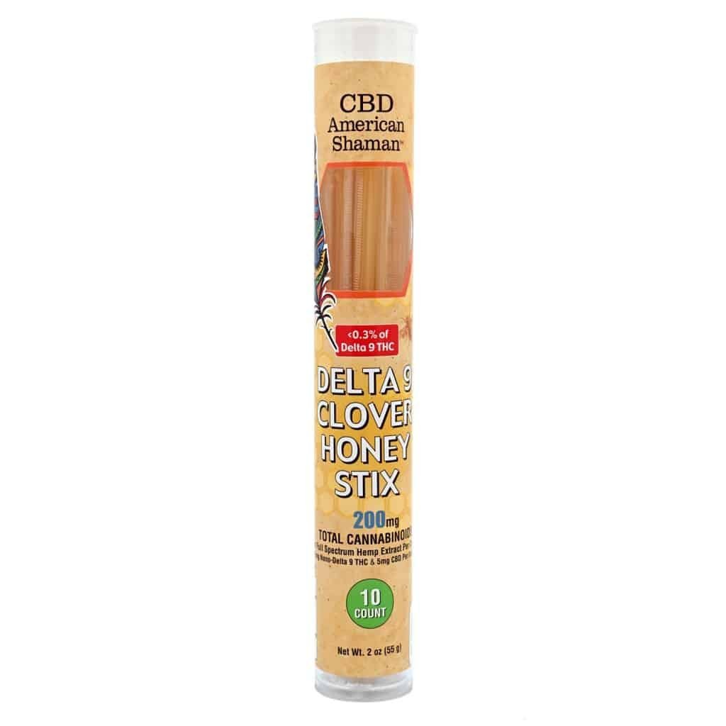 CBD american shaman delta-9 honey sticks