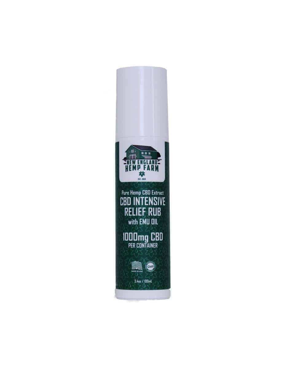 CBD 1000mg Relief Rub with Emu Oil - Airless Pump