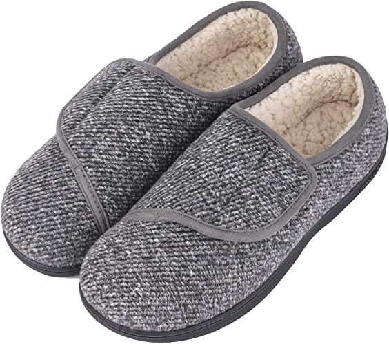 mens adjustable house shoes