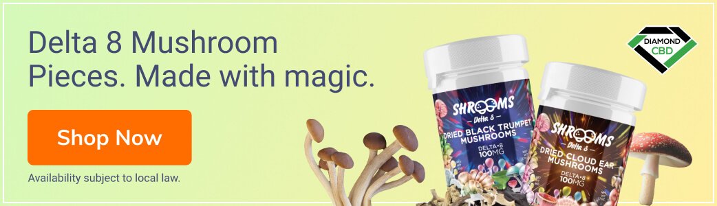 Delta 8 Mushroom Pieces. Made with magic.