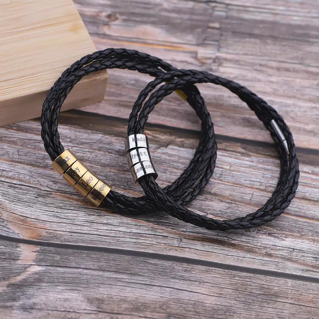 stethems personalized beaded bracelet