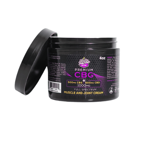 Sun State CBGCBD Full Spectrum Muscle and Joint Cream