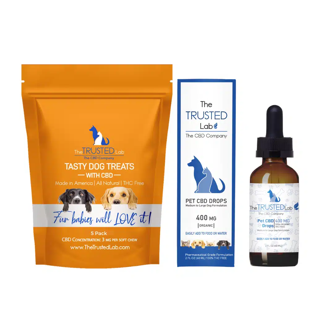 the trusted lab cbd pet starter set