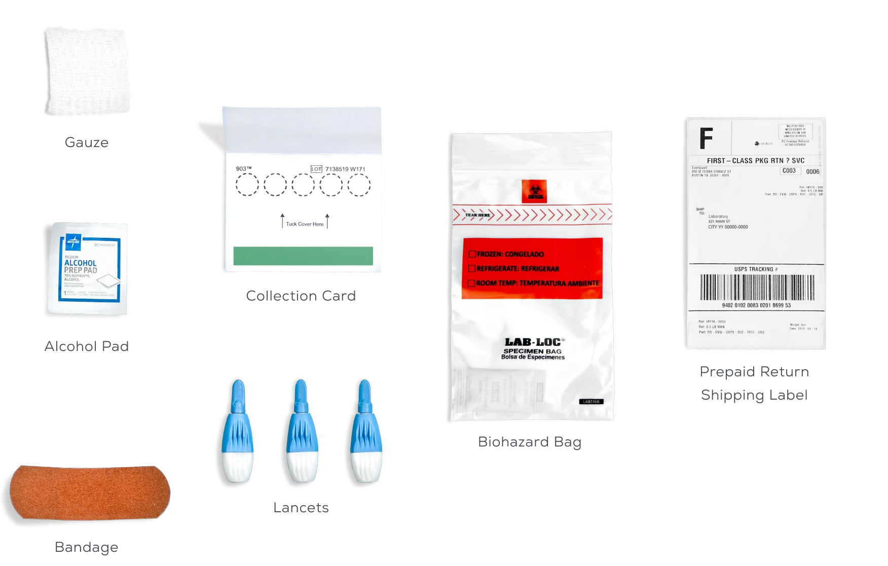everlywell food sensitivity STI Finger Prick Test 5 Size Desktop 1