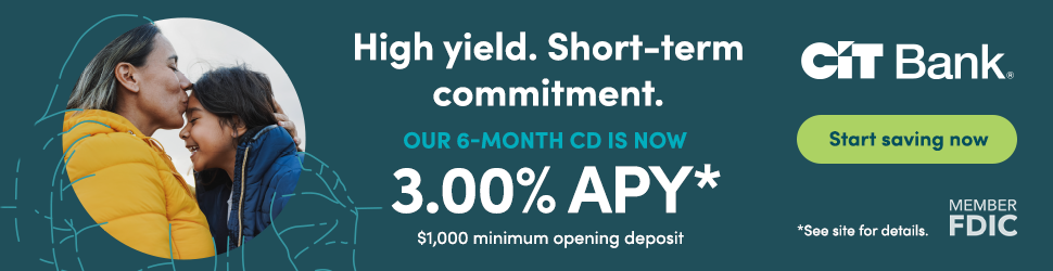 CIT Bank 6 Month CD